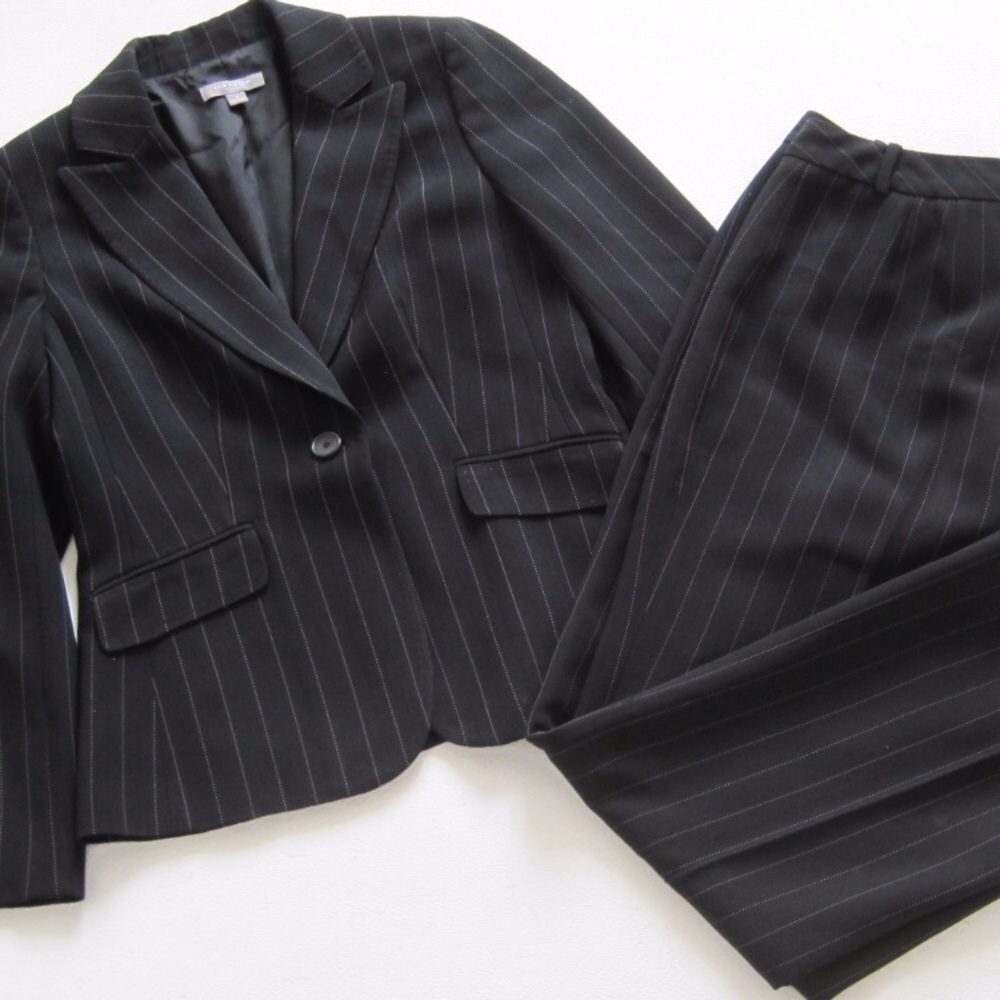 Petite Blazer Pant Suit Business Professional